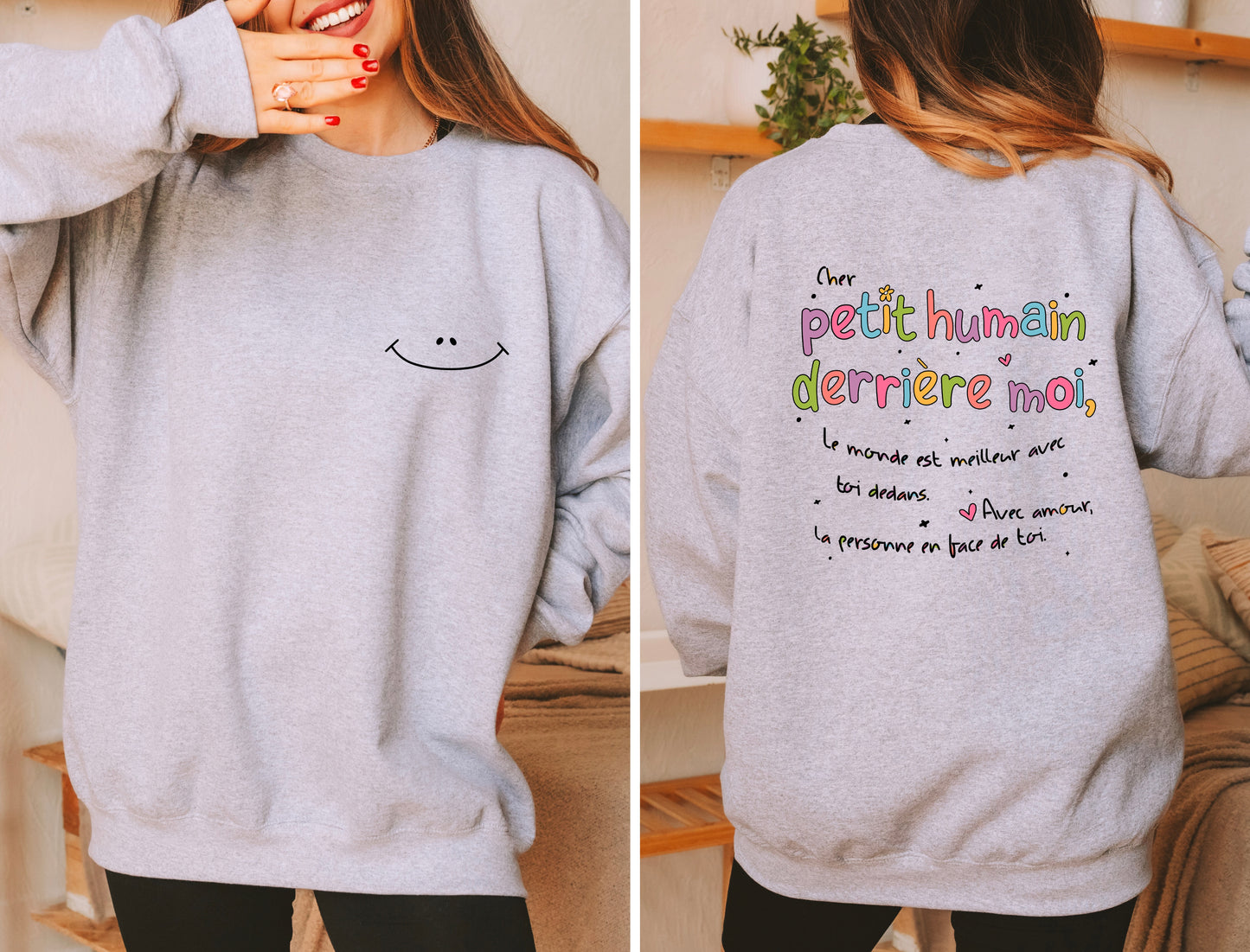 Cher Petit Humain Crewneck