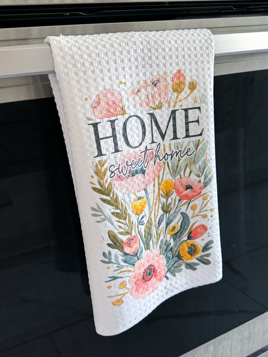 Kitchen Tea Towel Home Sweet Home