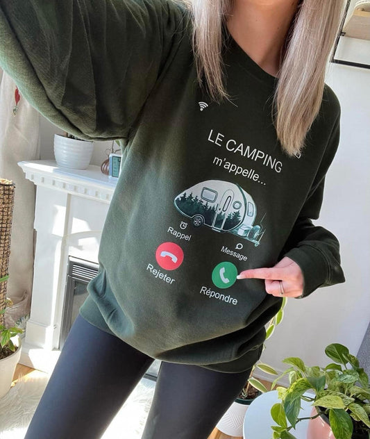 Le Camping M'appelle Crewneck
