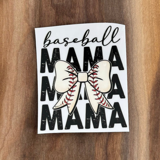Baseball Mama UV Dtf Sticker
