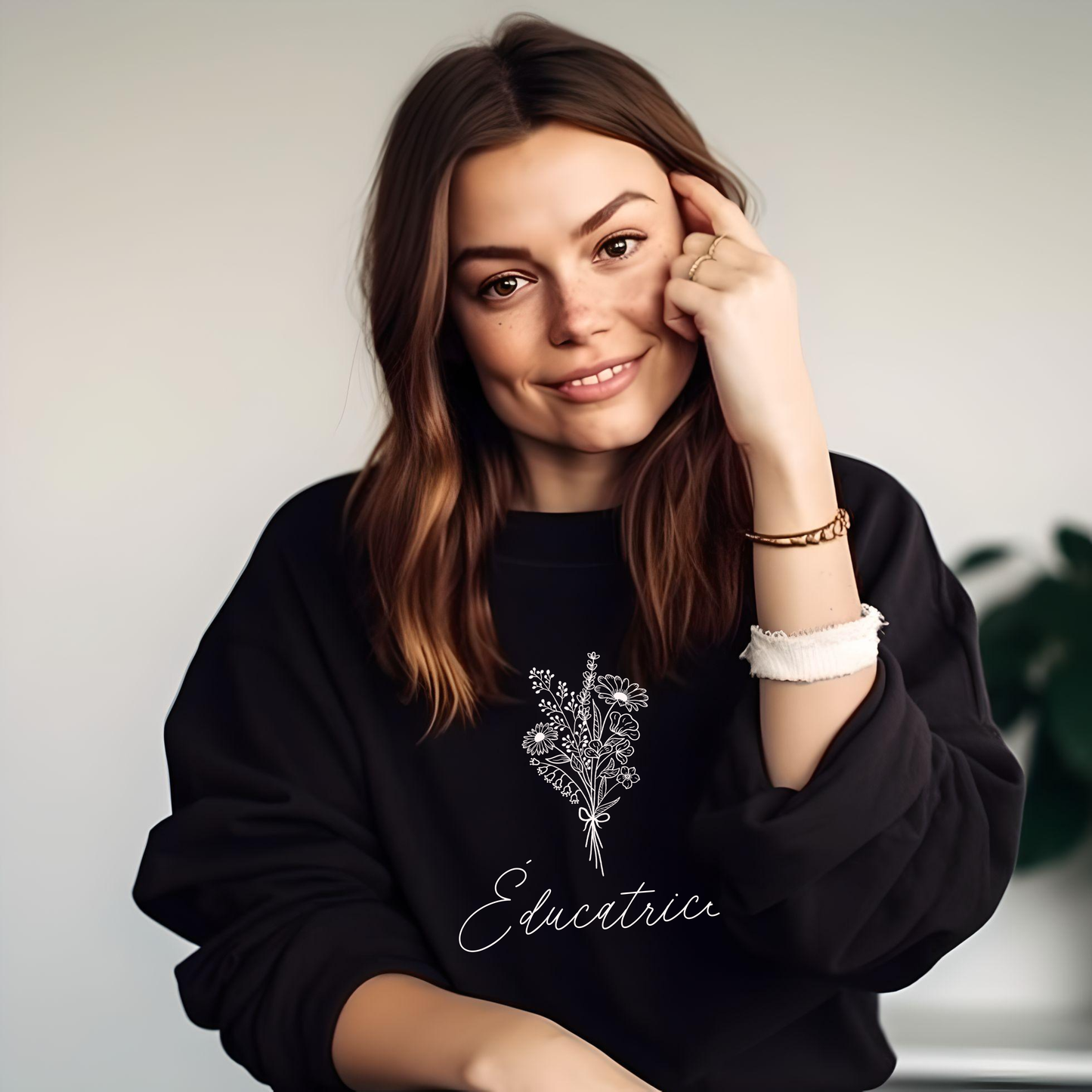 Éducatrice/Enseignante Crewneck