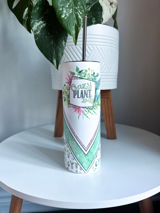 Crazy Plant Lady Tumbler