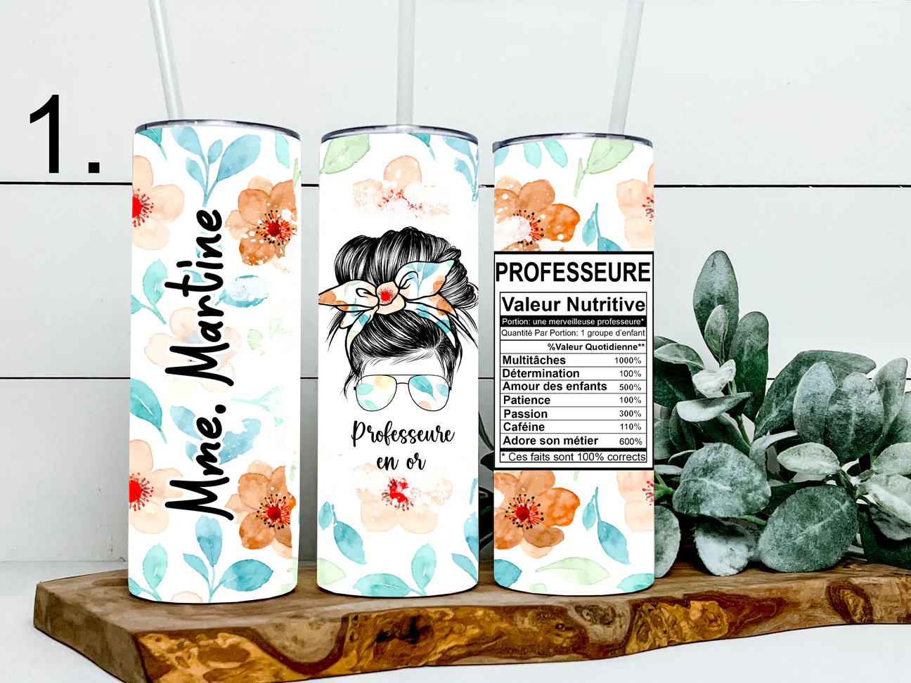 Professeure/Éducatrice En Or Tumbler