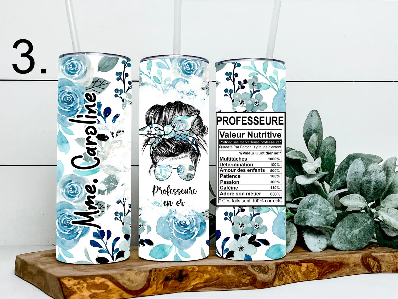 Professeure/Éducatrice En Or Tumbler