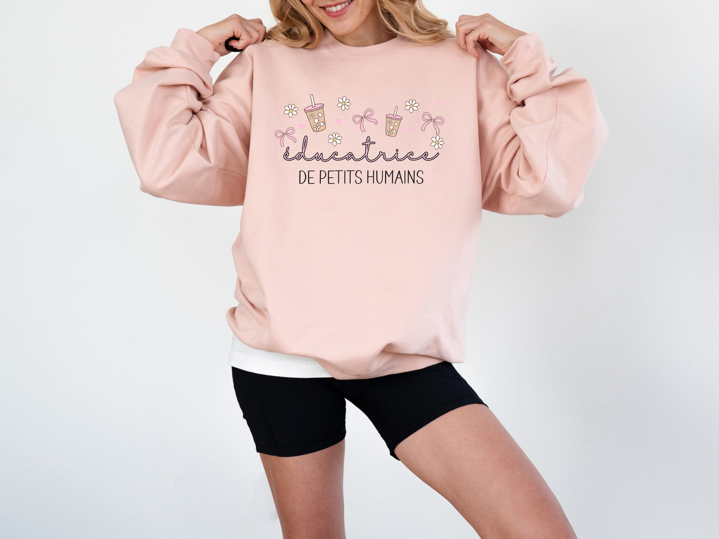 Éducatrice/Enseignante de Petits Humains Crewneck