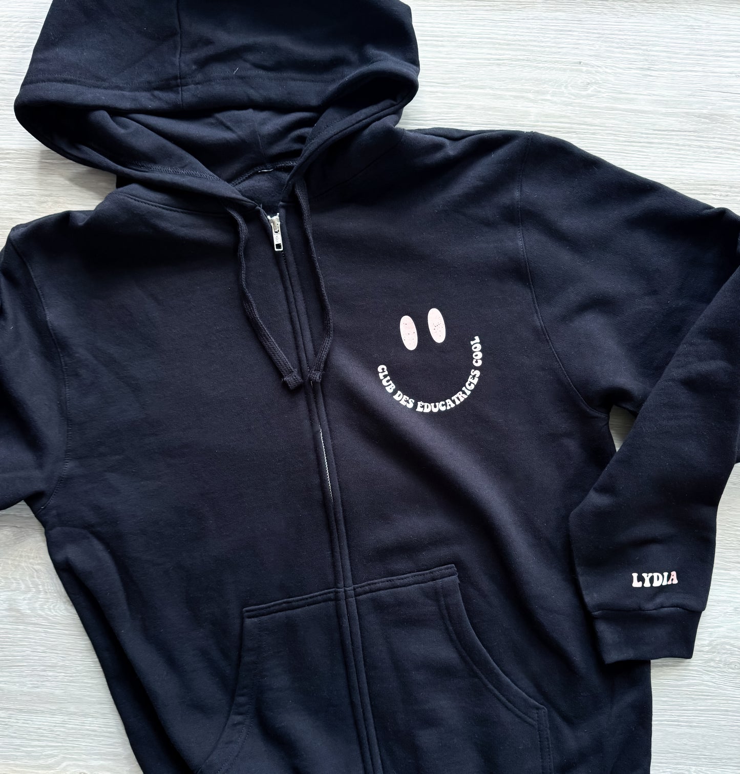 Éducatrice/Enseignante Cool Zipper Hoodie