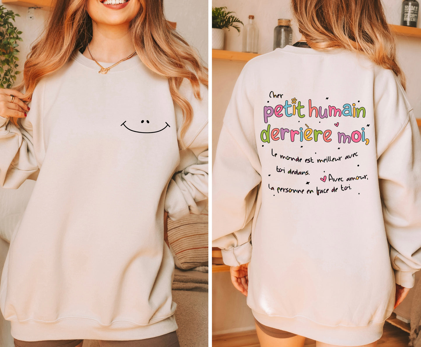Cher Petit Humain Crewneck