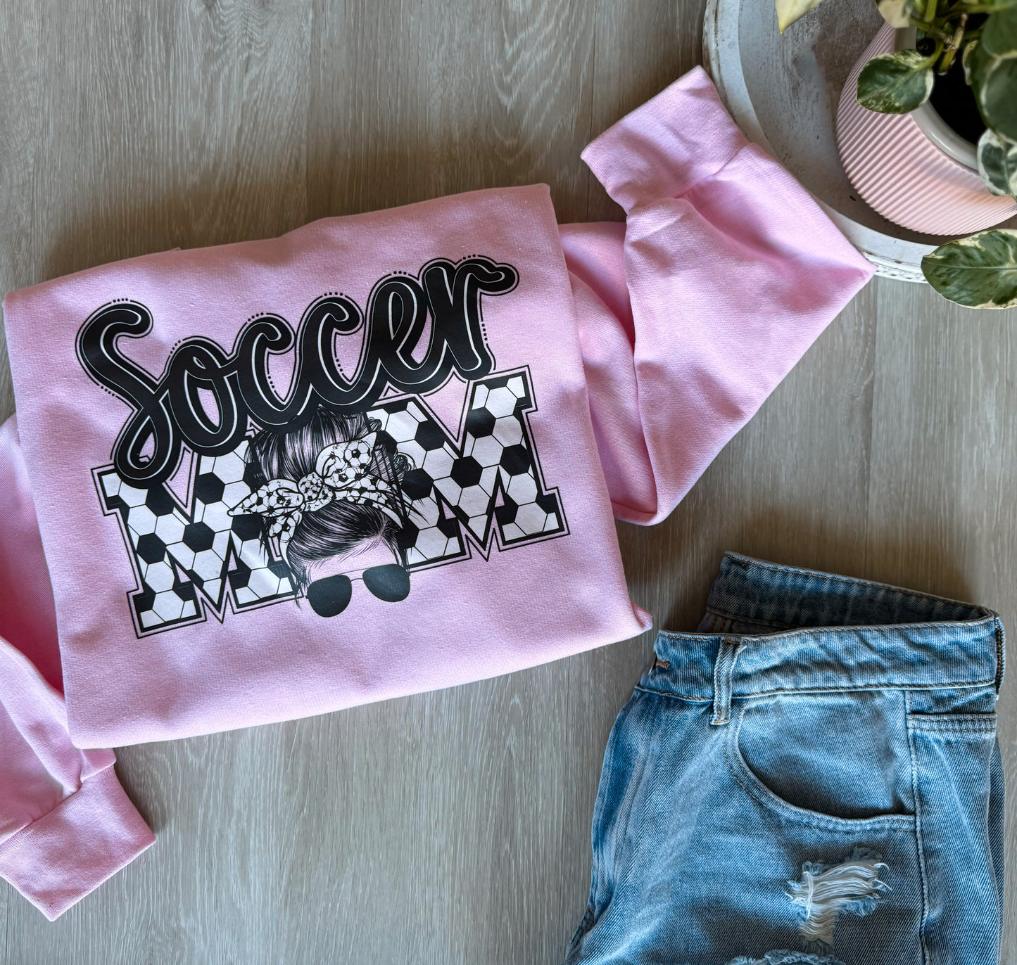 READY TO SHIP XL Soccer Mom Crewneck