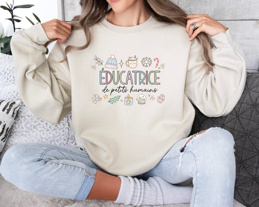 Éducatrice de Petits Humains Crewneck