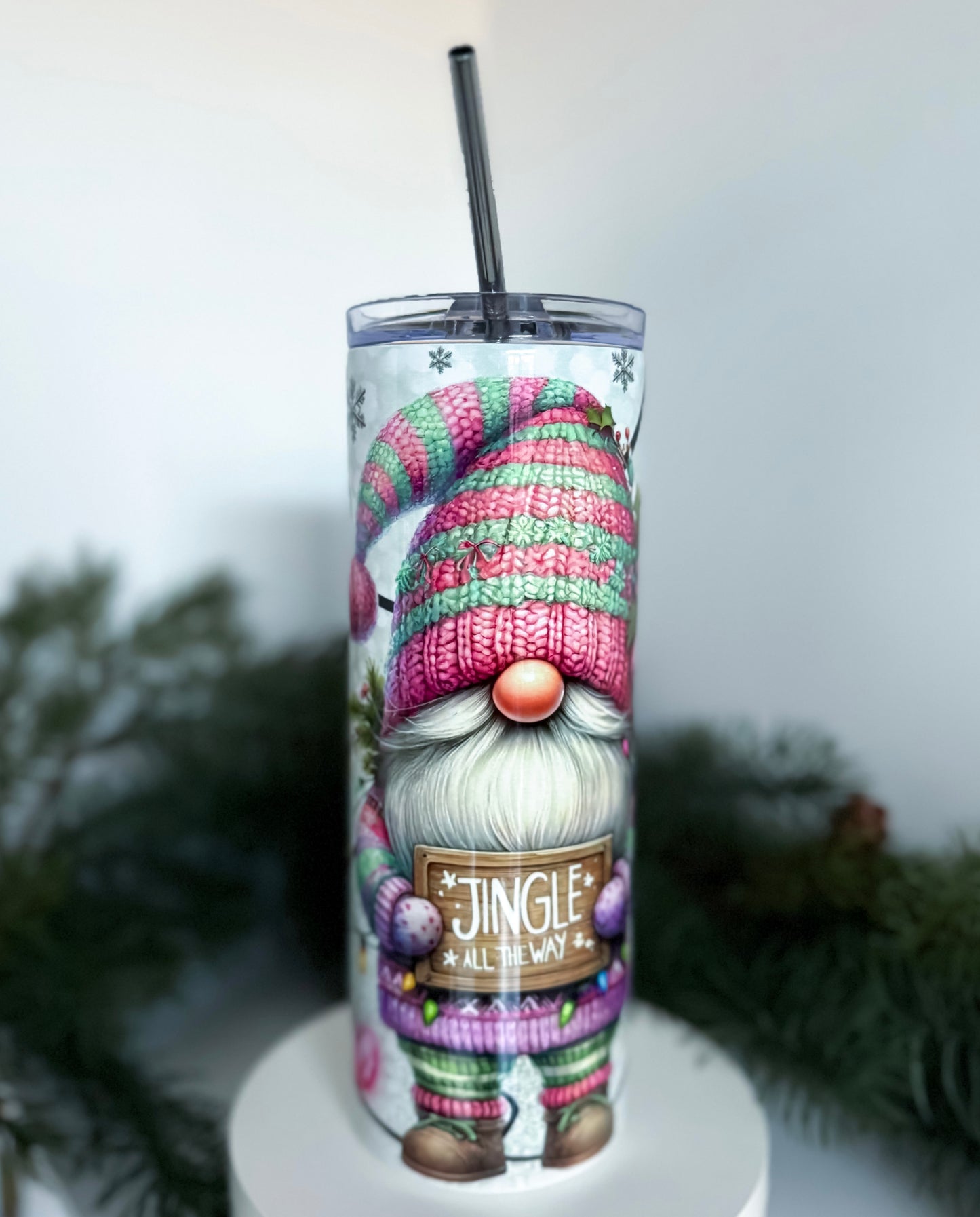 Christmas Gnome Tumbler