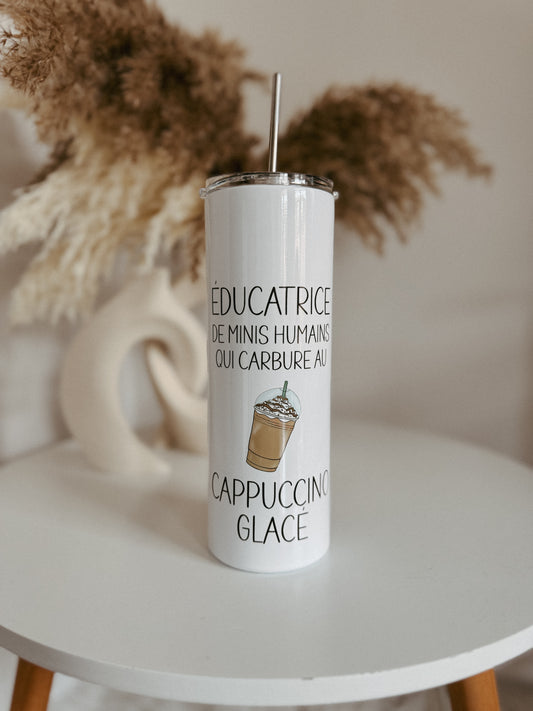 Éducatrice Qui Carbure Au Café Tumbler