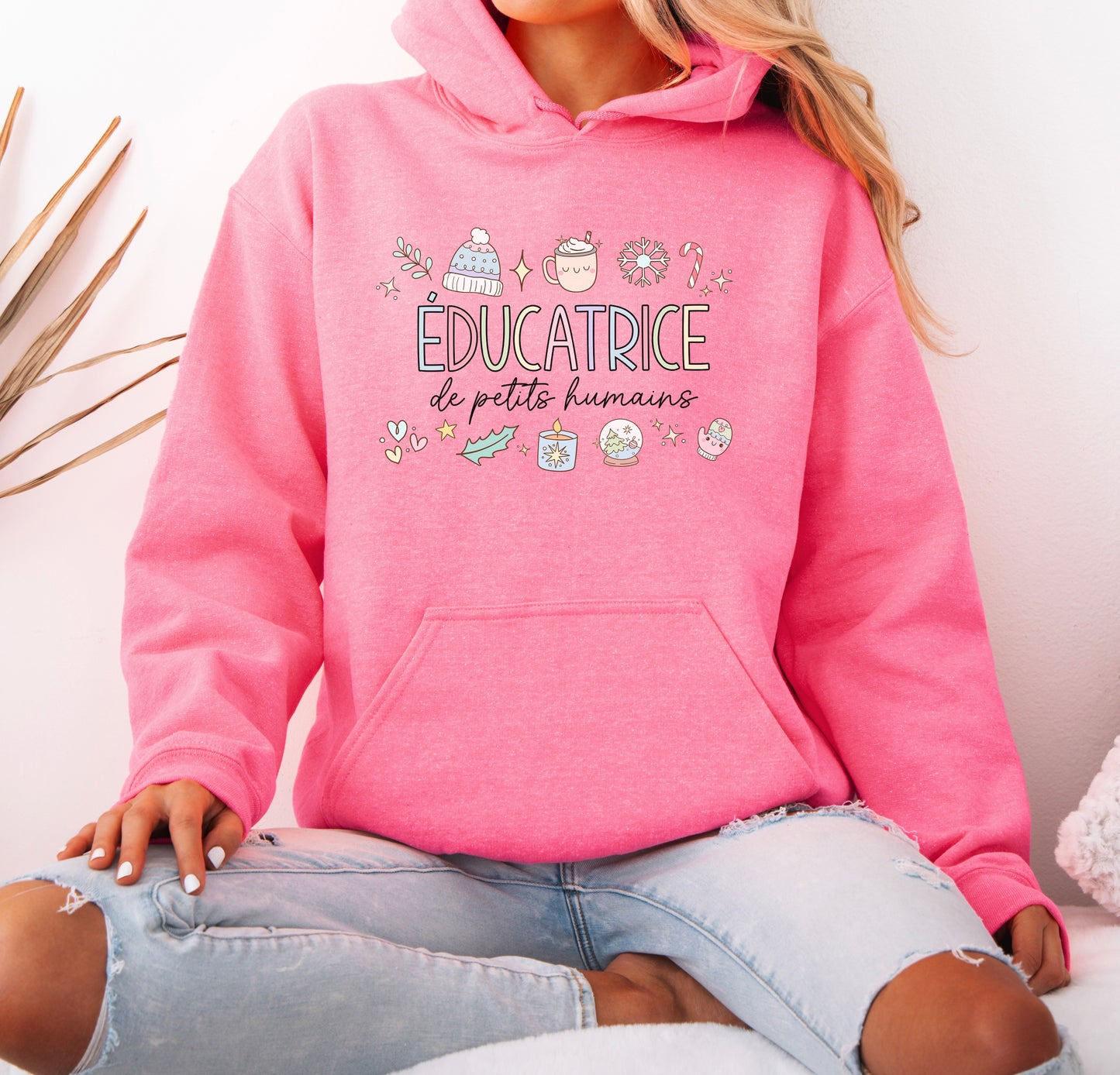 Éducatrice de Petits Humains Hoodie