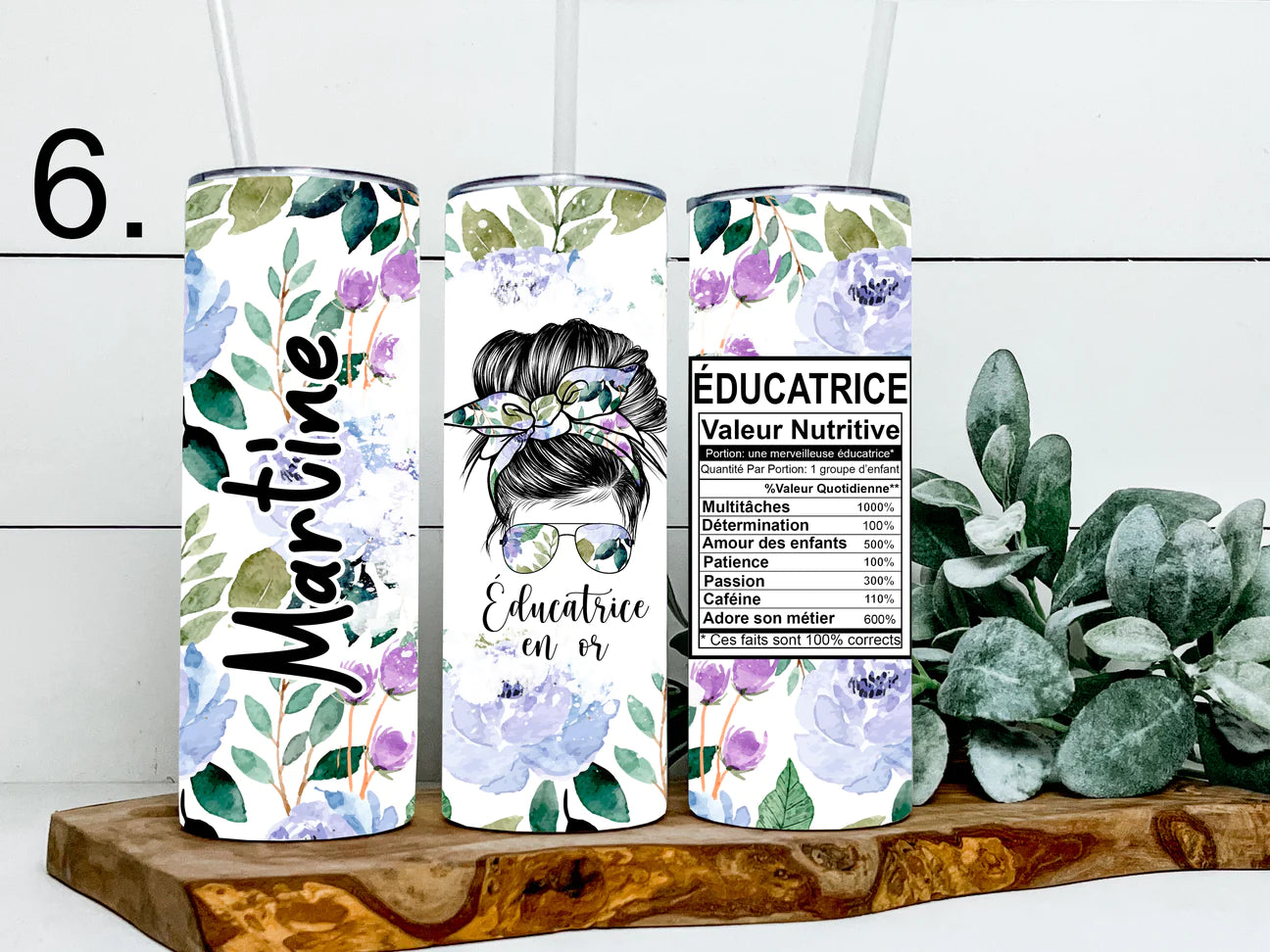 Professeure/Éducatrice En Or Tumbler