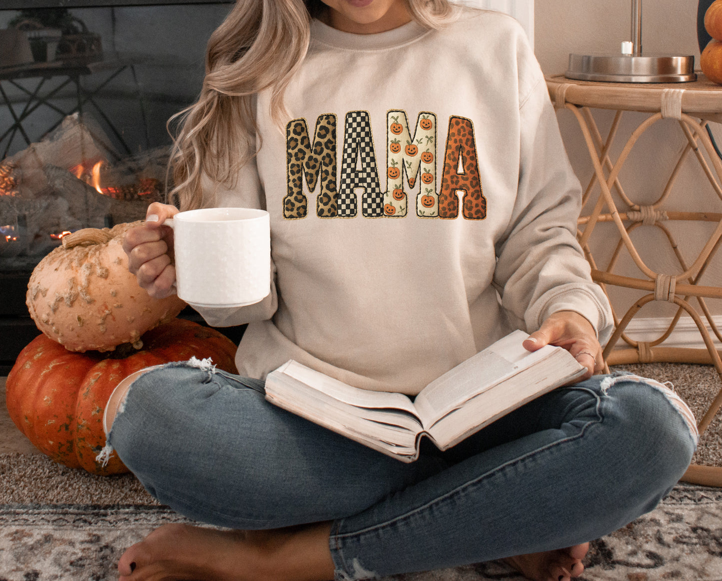 Mama Halloween Crewneck