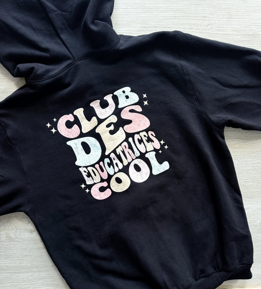 Éducatrice/Enseignante Cool Zipper Hoodie