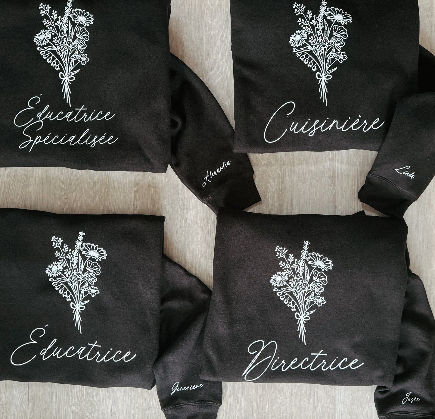Éducatrice/Enseignante With Name Crewneck