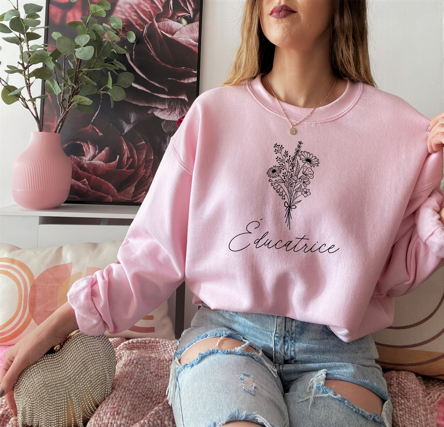 Éducatrice/Enseignante Crewneck