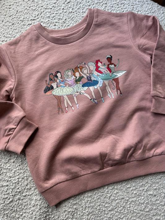 READY TO SHIP 2-3T Princess Crewneck