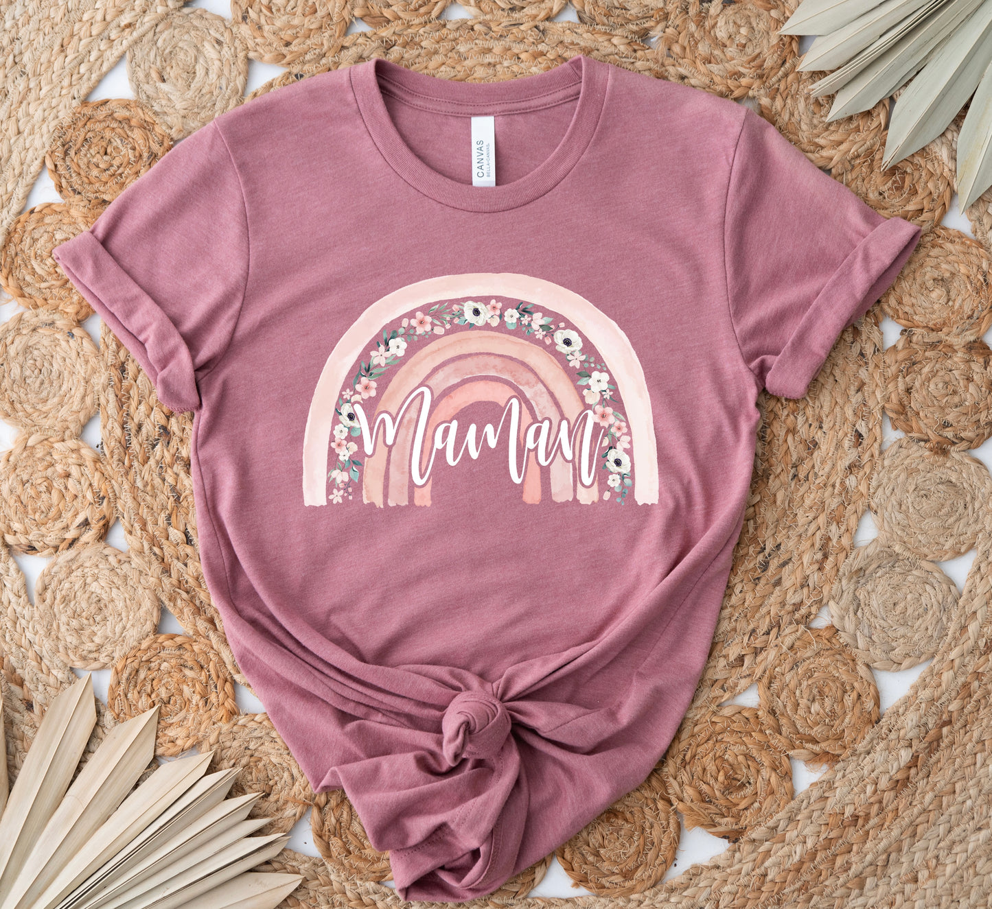 T-Shirt Maman Arc-En-Ciel