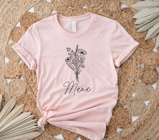 Floral Mama/Grandma T-Shirt