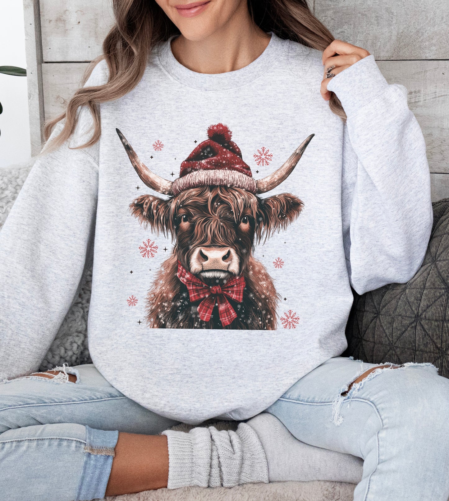 Coton Ouaté Vache Festive