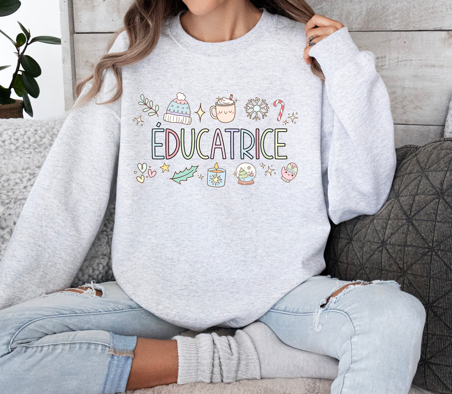 Éducatrice Crewneck