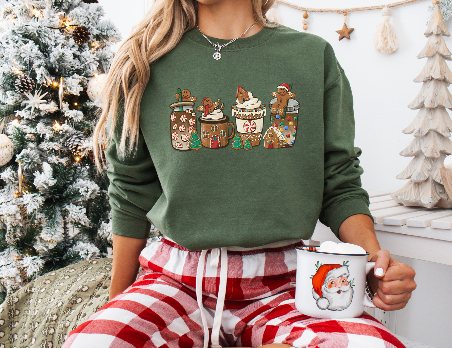 Gingerbread Man Coffee Crewneck