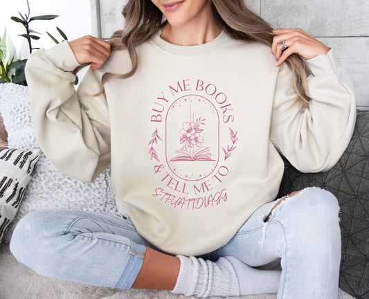 Buy Me Books Crewneck