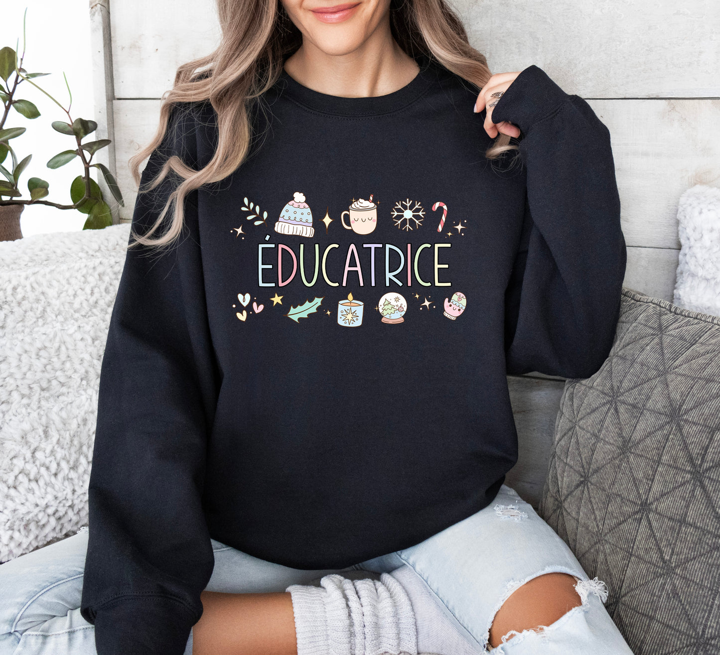 Éducatrice Crewneck