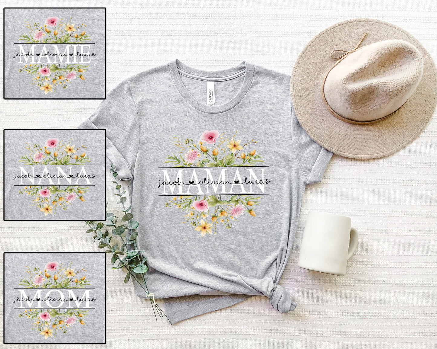 Personalized Wildflower T-Shirt