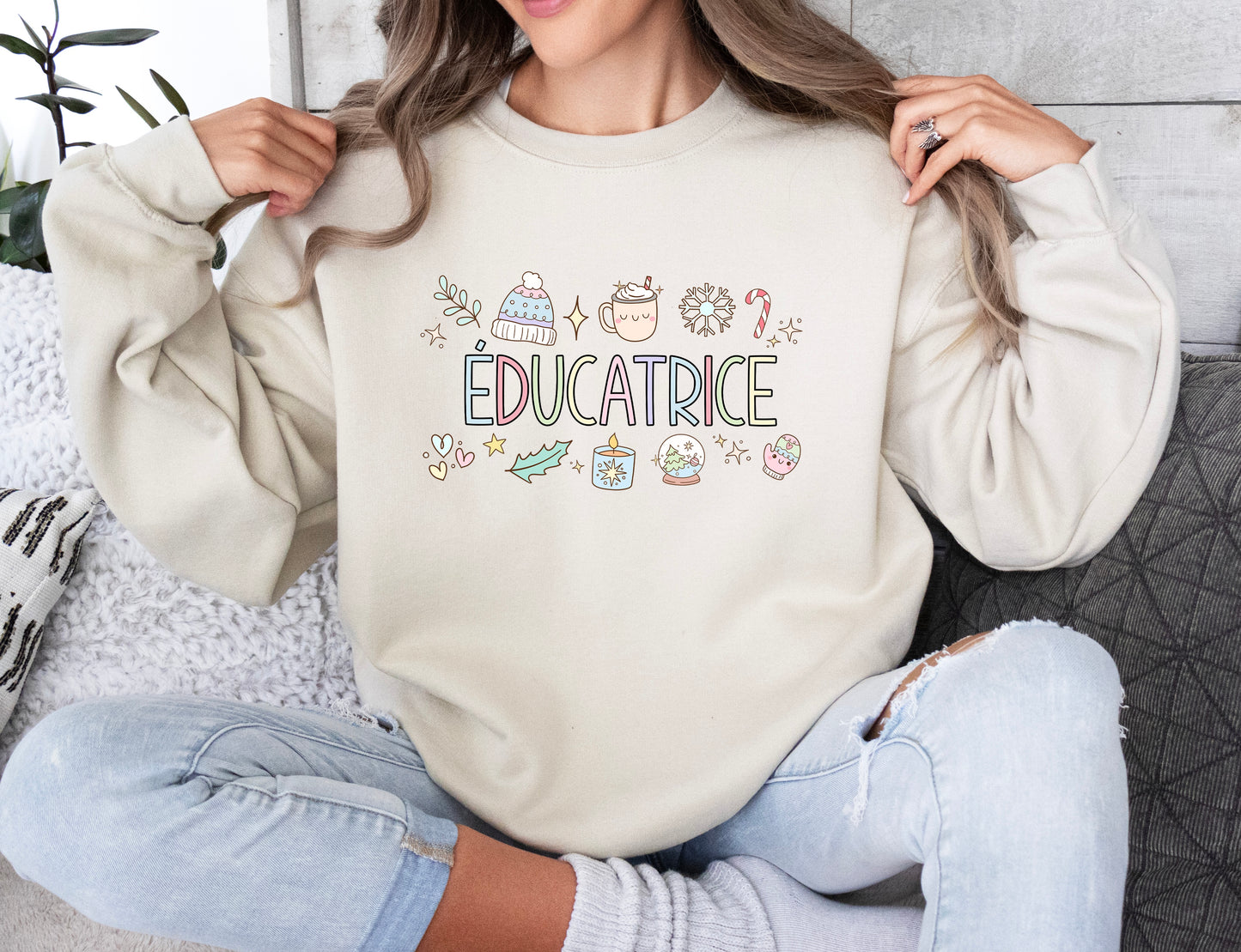 Éducatrice Crewneck