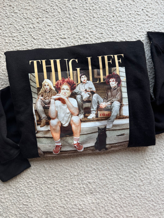 READY TO SHIP MEDIUM Thug Life Crewneck