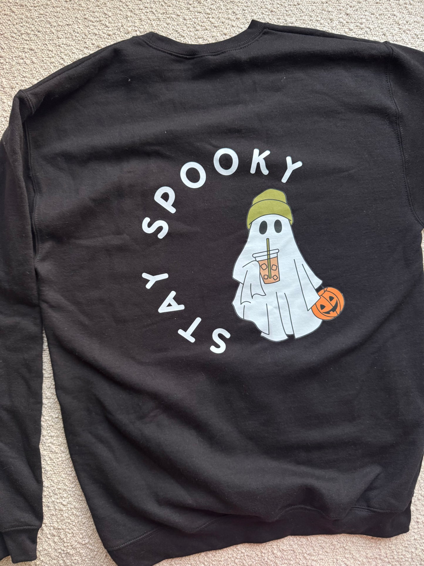 READY TO SHIP SMALL Stay Spooky Crewneck