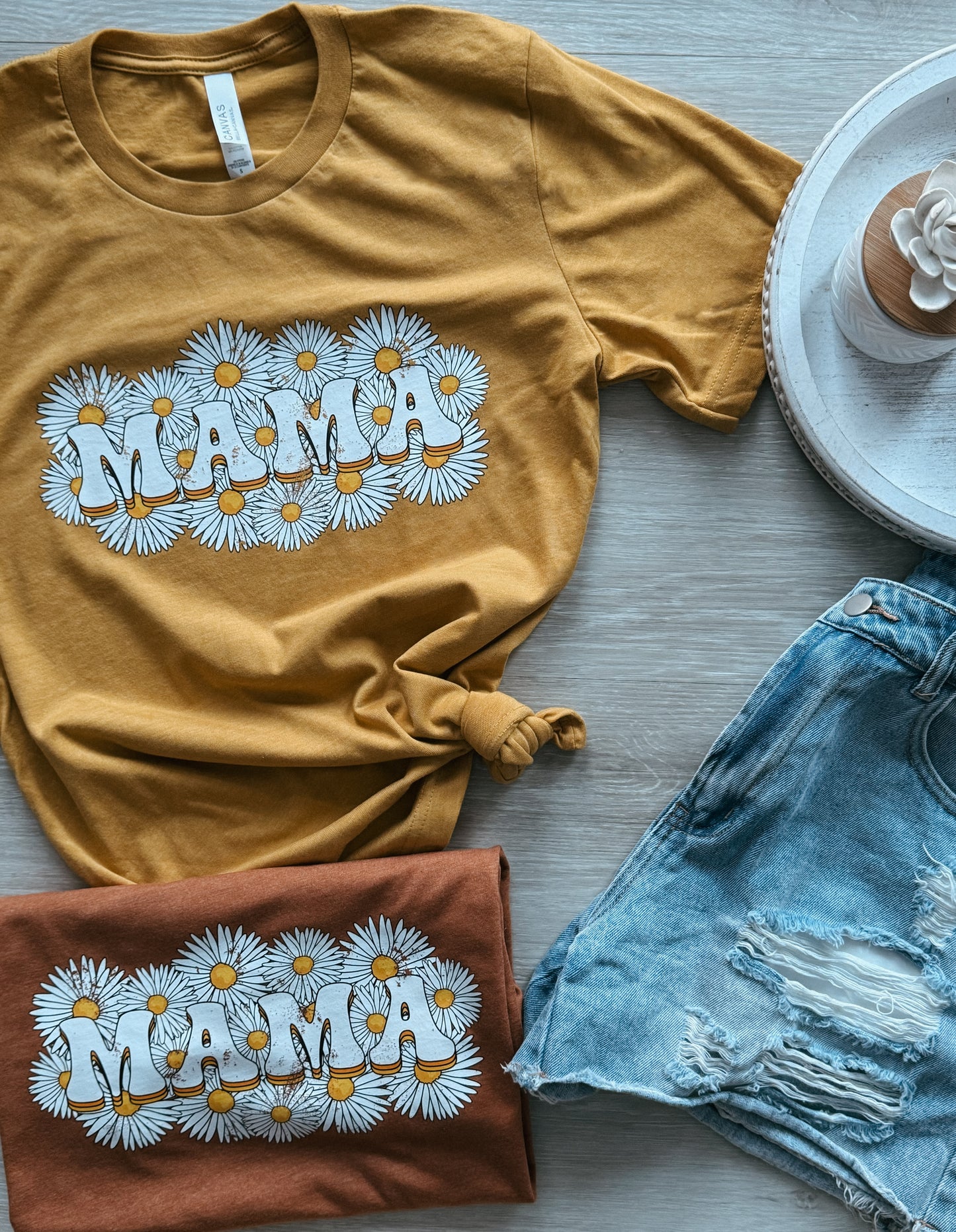 T-Shirt Maman Marguerites