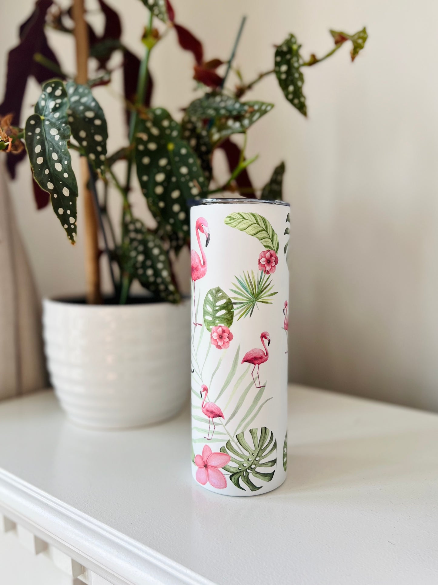 Personalized Flamingo Tumbler