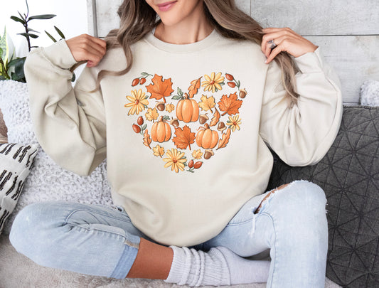 Fall Heart Crewneck