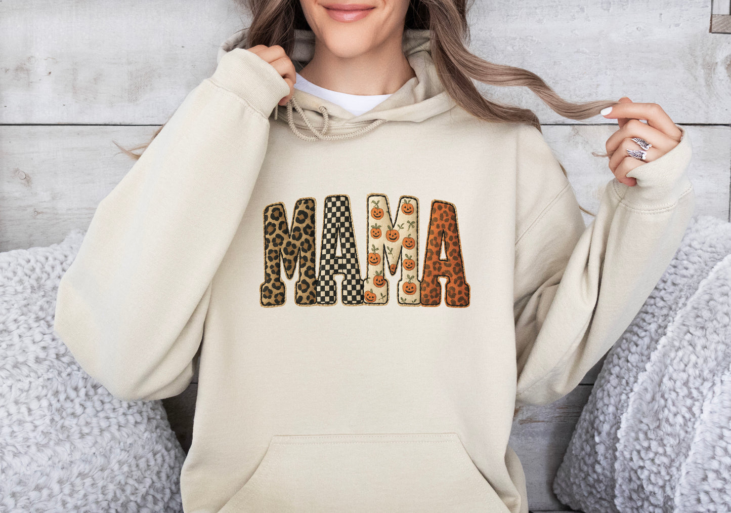 READY TO SHIP LARGE Mama Halloween Hoodie