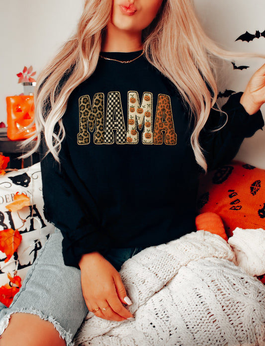 READY TO SHIP MEDIUM Mama Halloween Crewneck
