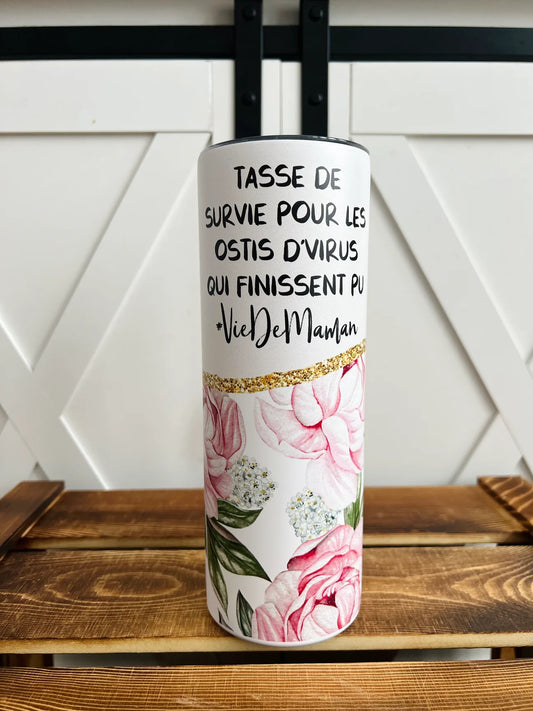 Bouteille Isotherme Tasse De Survie #VieDeMaman