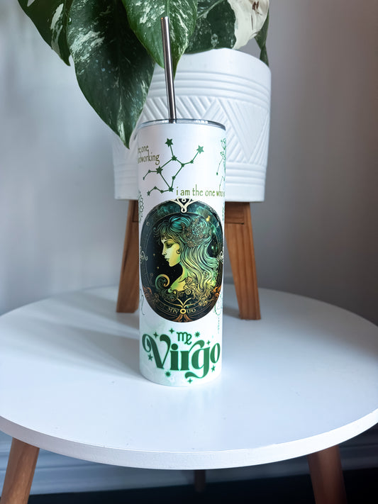 READY TO SHIP Virgo Zodiac Tumbler