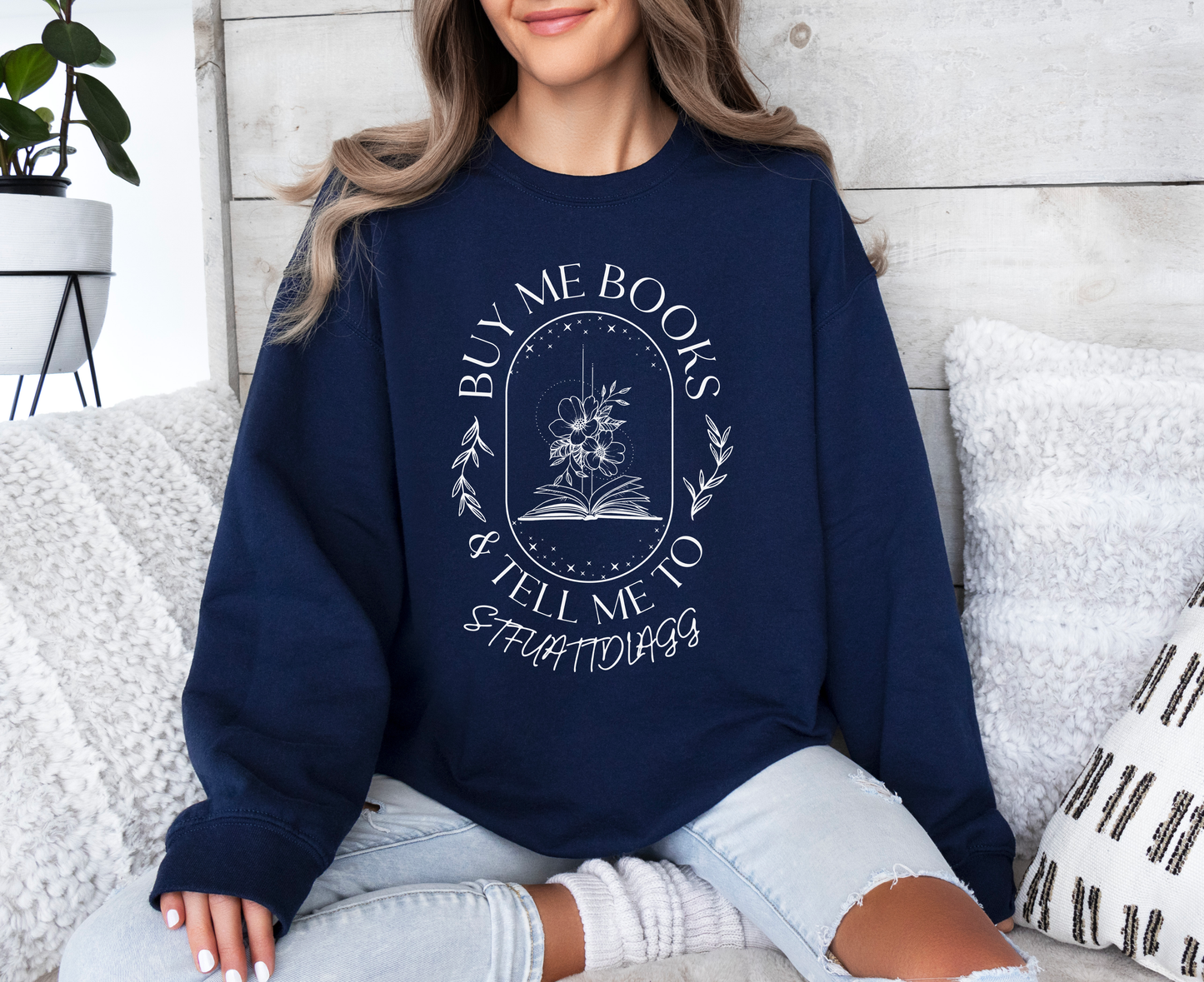 Buy Me Books Crewneck