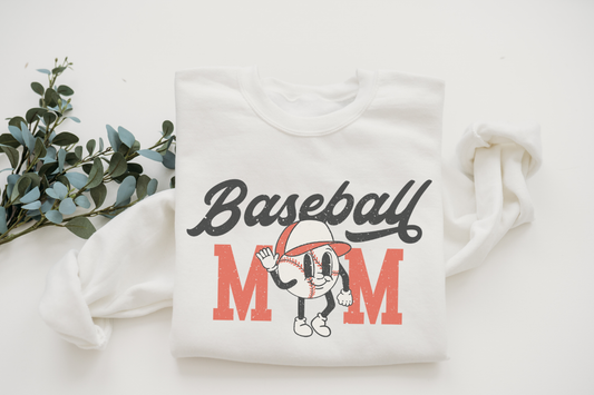 Coton Ouaté Baseball Mom