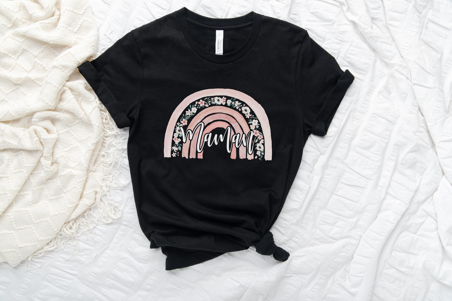 T-Shirt Maman Arc-En-Ciel