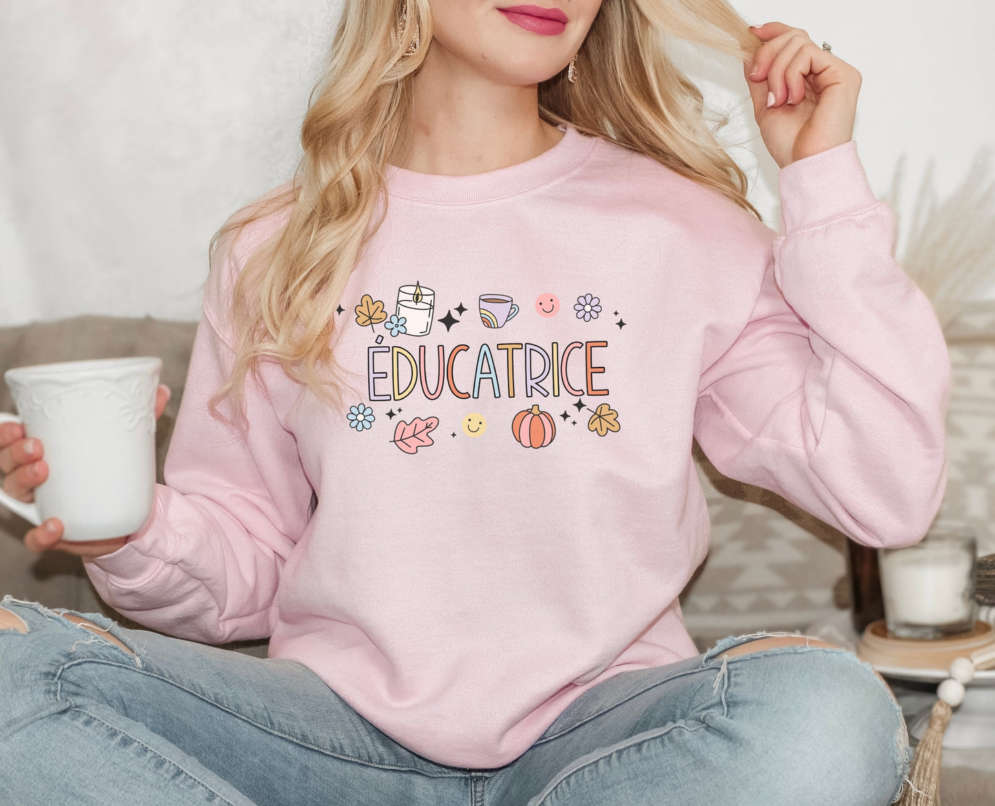 READY TO SHIP 2XL Éducatrice Crewneck